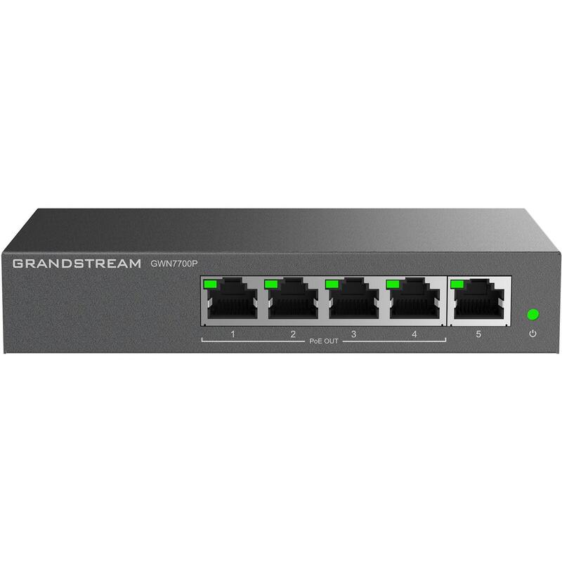 Switch 5p Grandstream Gwn7700p, 5 Port , 4 Port Poe+