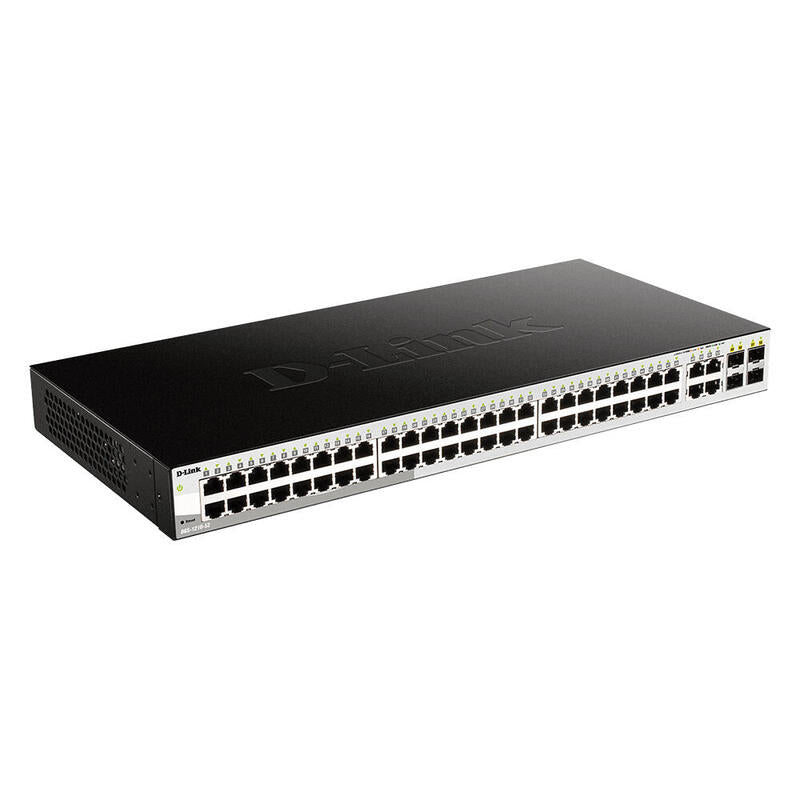 Switch D-Link Dgs-1210-52 Smart+ 52 Puertos Rj-45 10 100 1000 Sfp