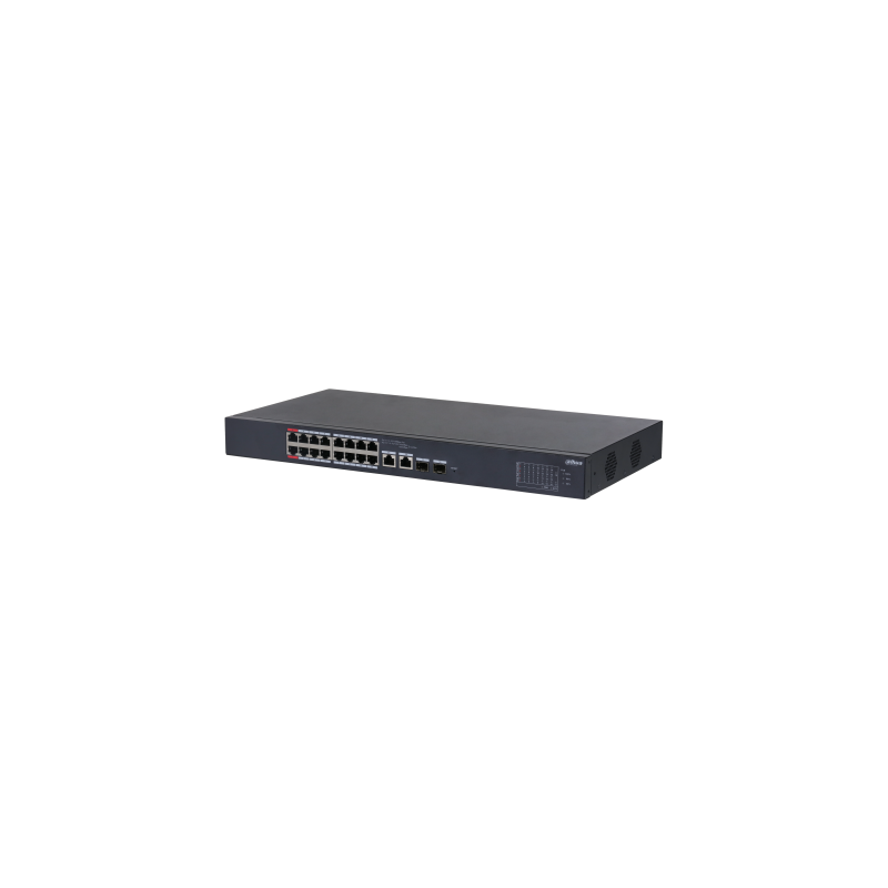 (Dh-Cs4218-16et-190-V2) Dahua Switch 18 Puertos, Gestionable Con Cloud. 16 Puertos Poe