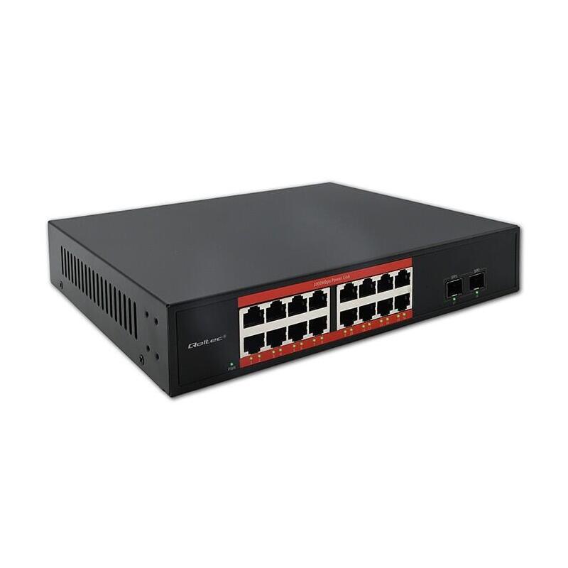 Switch De Red Switch Gigabit Ethernet 16x Rj45 2x Sfp 1000 Mb/S