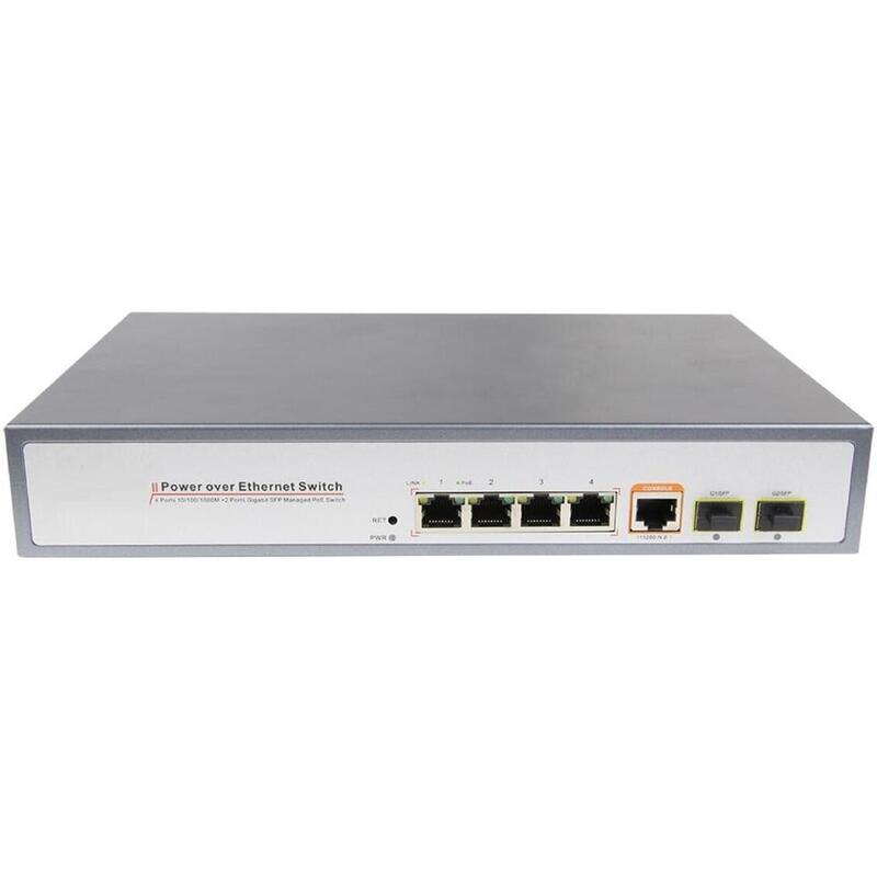 Switch Galgus G - Sw - M4p2s 4 Puertos Poe 1 Puerto Gigabit Ethernet 2 Puertos Sfp