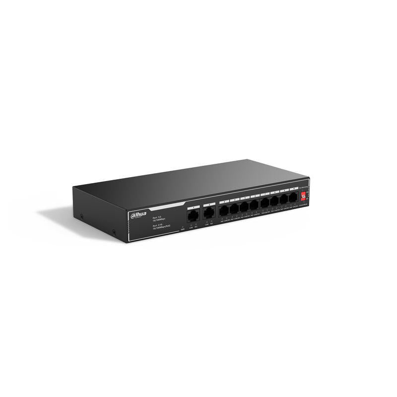 Switch It Dahua Dh-Sf1010lp 10-Port Unmanaged Desktop Switch With 8-Port Poe