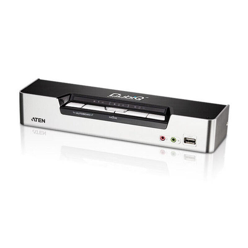 Switch Kvmp, Aten, 4 Faz, Cs1794, Hdmi, Usb 2.0, Audio
