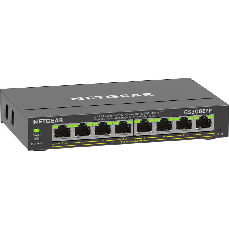 Switch Netgear 8x Ge Gs308epp-100pes