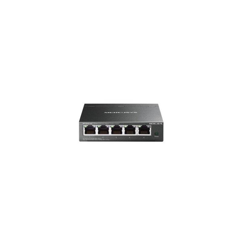 Switch No Gestionable Mercusys Ms105gs-M2 5p 5x2.5gb Carcasa Metalica