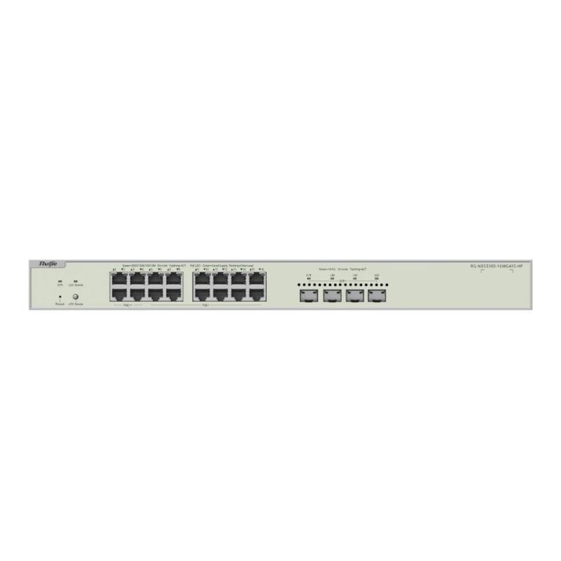 Switch Reyee Nbs3300-16mg4xs-Hp L2 16xmg Poe 4xsfp+ 370w