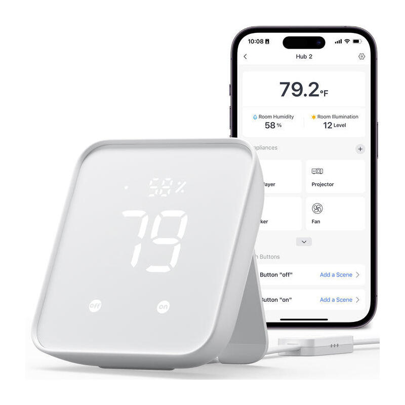 Switchbot Hub 2 Ir-Sendesystem Thermo-Hygrometer