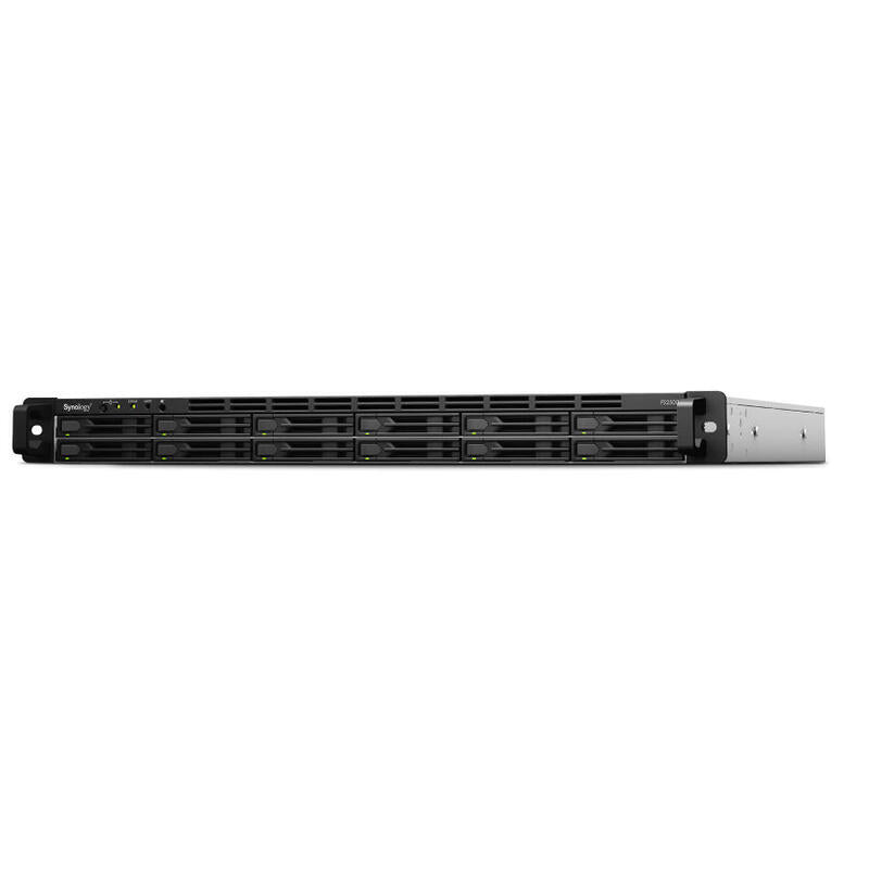 Synology Flashstation Fs2500 Servidor Nas 12 Compartimentos Montaje En Bastidor Sata 6gb/S Raid Raid 0 1 5 6 10 Jbod Raid F1 Ram 8gb Gigabit Ethernet / 10 Gigabit Ethernet Iscsi Soporta 1u