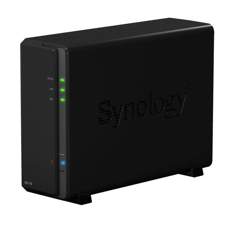 Synology Nas Disk Station Ds118 1 Bahia Arm Cpu 4x1.4ghz 1gb Ddr4