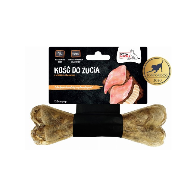 Syta Micha For Picky Dogs Rabbit With Banana - Masticable Para Perros - 13,5 Cm