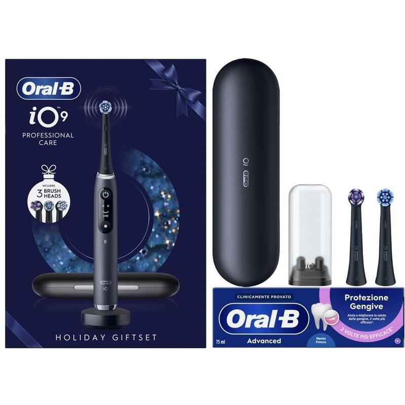 Cepillo De Dientes Eléctrico Oral-B Io9 Negro + 2 Cabezales