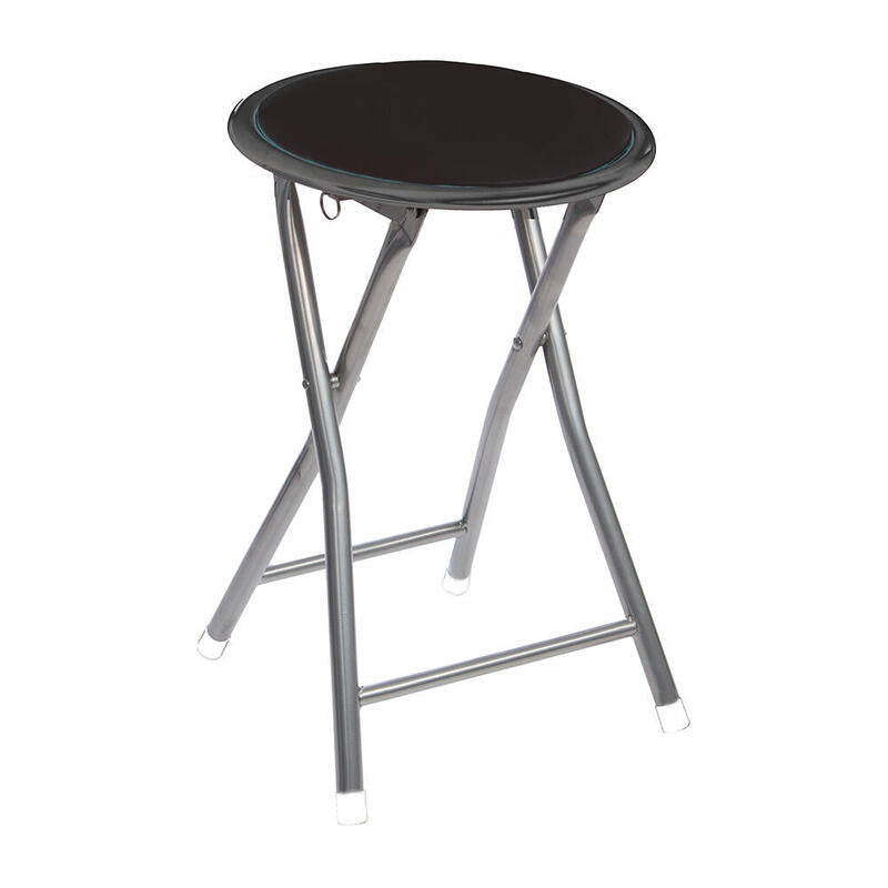 Taburete De Cocina Negro 30x30x45cm