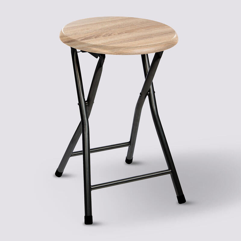 Taburete De Cocina Negro 30x30x45cm