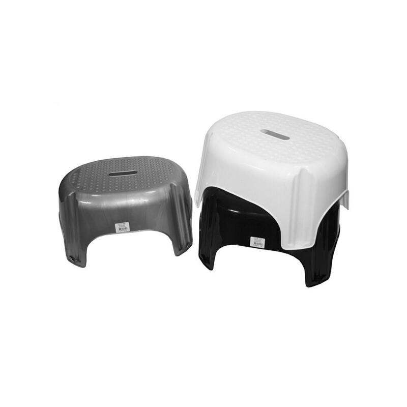 Taburete De Plastico 18x28x23cm (Colores Surtidos)