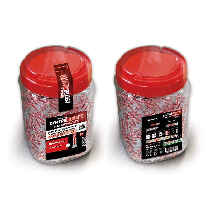 Taco Duopower Ø8 X 40 Mm, Bote 400 Uds