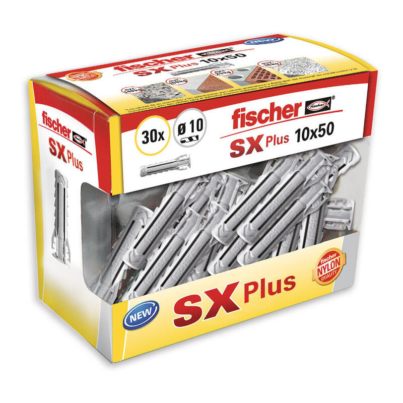 Taco Sx Plus Ø10x50mm Diy 30 Unid. 568714 Fischer