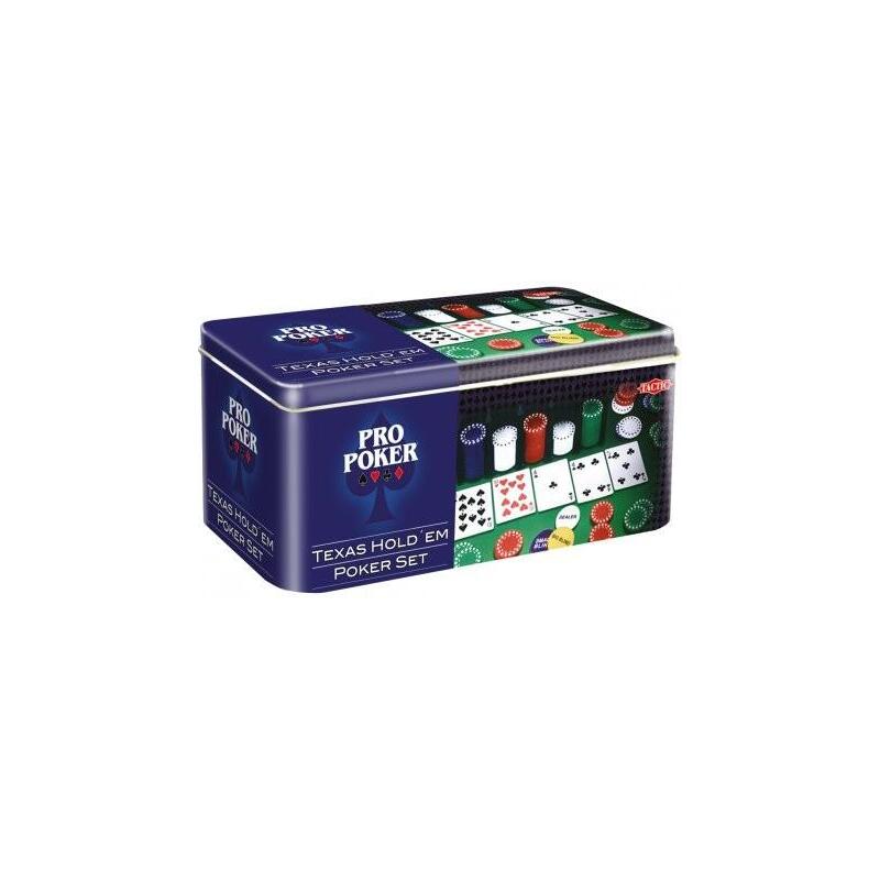 Tactic Game Pro Poker Texas Holde'Em Set Can