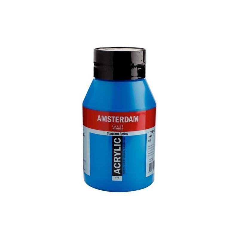 Talens Amsterdam Standard Series Colores Acrílicos Bote 1000ml Cian Primario