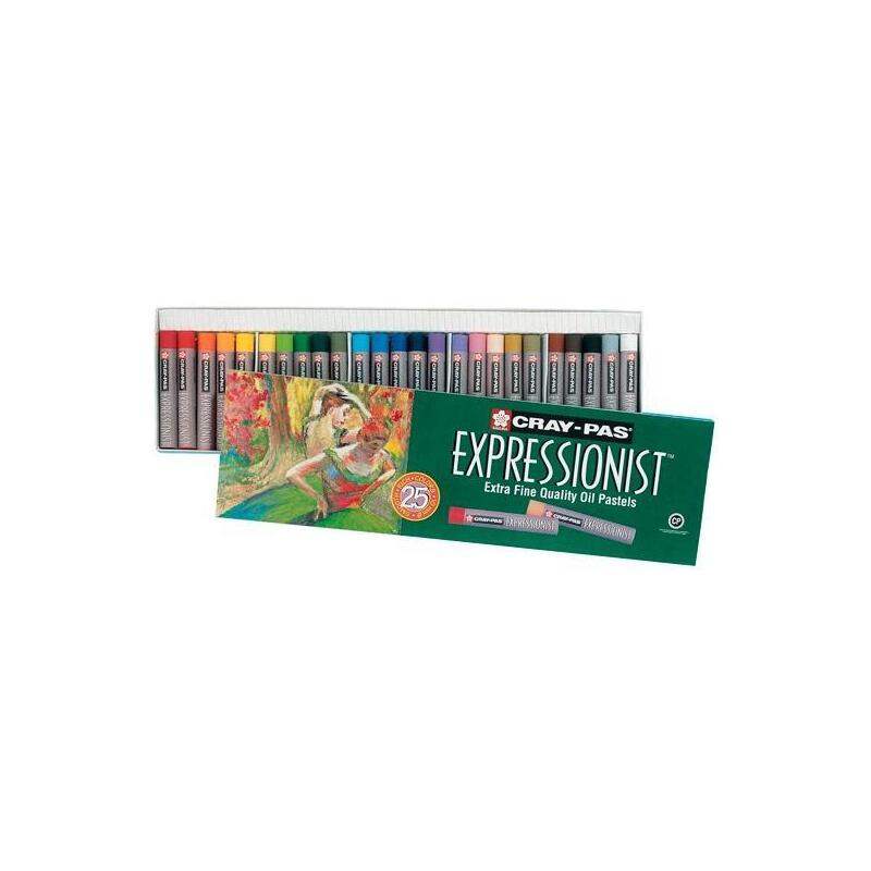 Talens Sakura Pasteles Al Óleo Cray-Pas Expressionist Estuche De 25 C/Surtidos