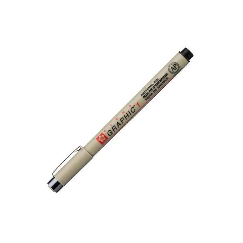 Talens Sakura Rotulador Pigma Graphic 1 1.0mm Negro