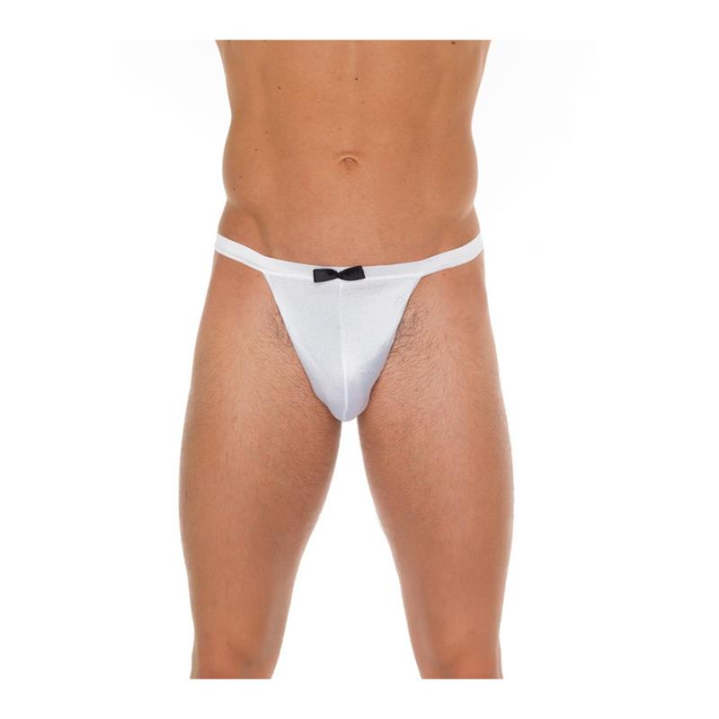 Tanga Blaco Y Negro Talla Única