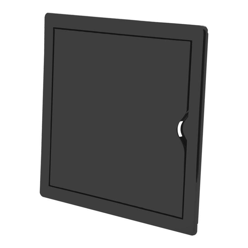 Tapa De Registro Rectangular Empotrable Abs 25x40cm Gris Antracita