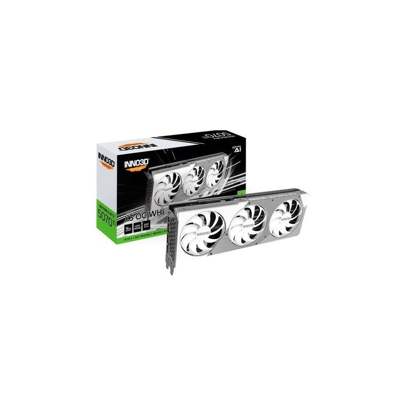 Inno3d Geforce Rtx 5070 Ti X3 Oc White 16gb Gddr7 Dlss4 N507t3-16d7x-176068w