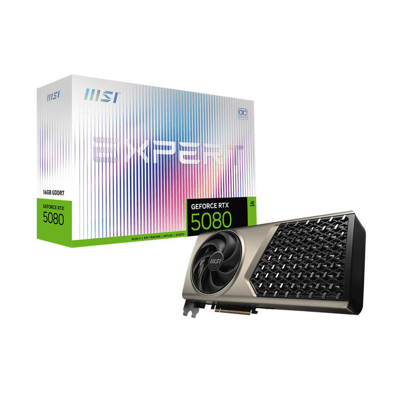 Tarjeta Grafica Msi Rtx5080 Expert Oc 16gb Gddr7 V531-438r