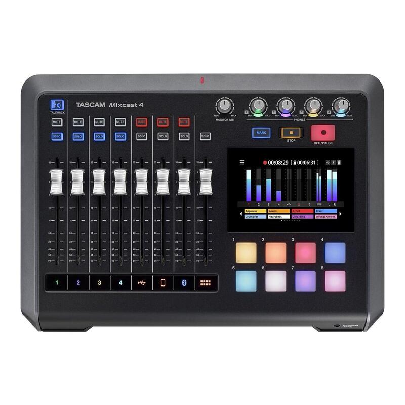 Tascam Mixcast 4 - Mezclador Para Grabación De Podcasts