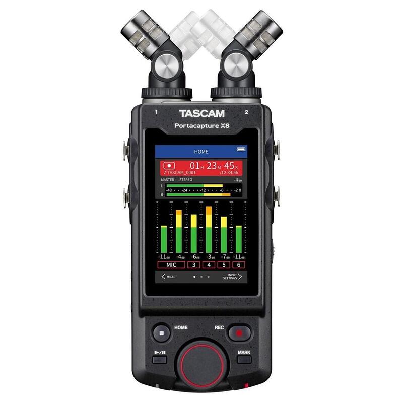 Tascam Portacapture X8 - Grabador Multipista Portátil De Alta Resolución