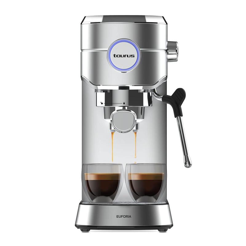 Taurus Cafetera Espresso Euforia, 1450w 20 Bares Depósito 1l Vaporizador Orientable