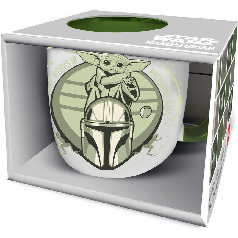Taza Cerámia .Elite 380ml Grogu Mandalorian En Caja Regalo