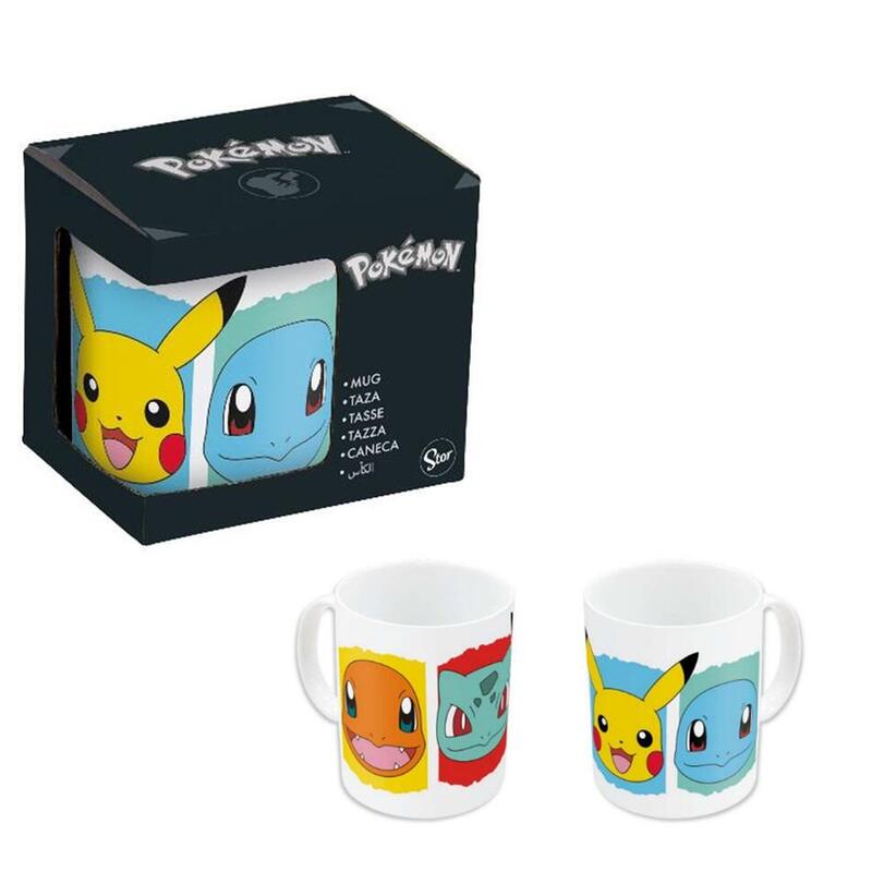 Taza Cerámica 325ml Face Partn. Pokemon