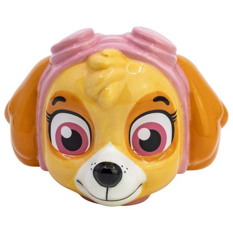 Taza Cerámica 3d 480 Ml En Caja Regalo Paw Patrol Girl
