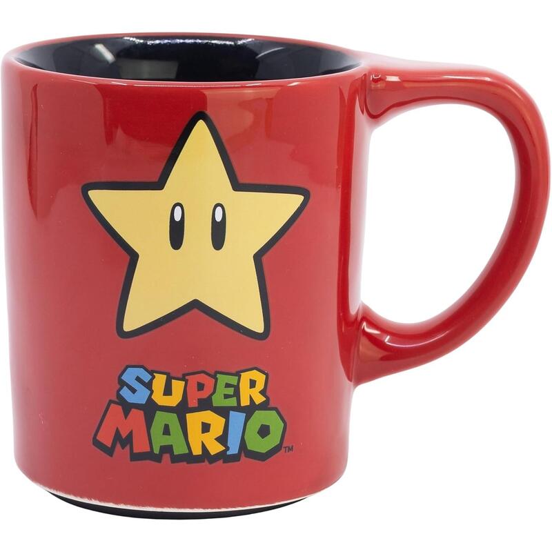 Taza Ceramica Antiv.300ml Super Mario Po