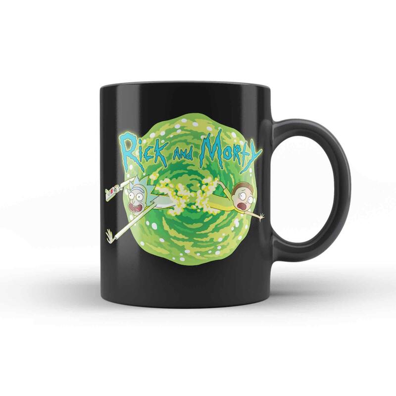 Taza Ceramica Logo Rick Y Morty