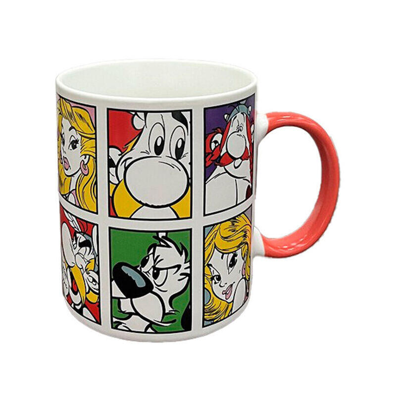 Taza Con Retratos De Asterix 300ml