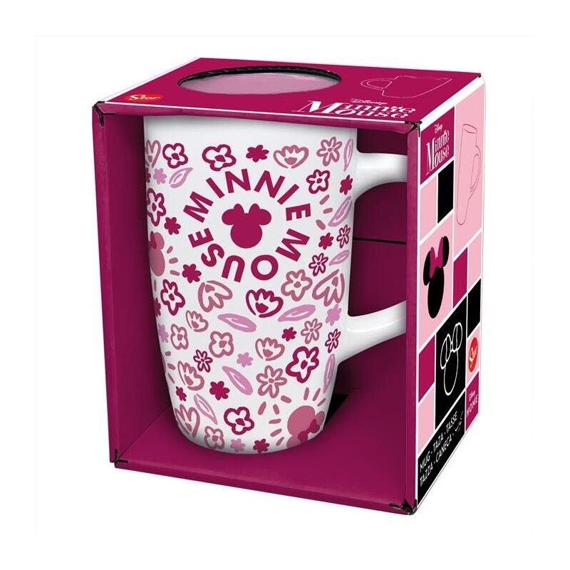 Taza De Cerámica Latte 695 Ml En Caja Regalo Minnie Mouse Cherrylicious