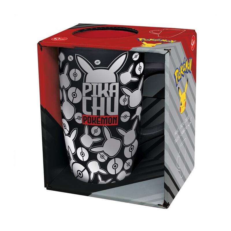 Taza De Cerámica Latte En Caja Regalo Pokémon Metal Meltdown Young 695 Ml