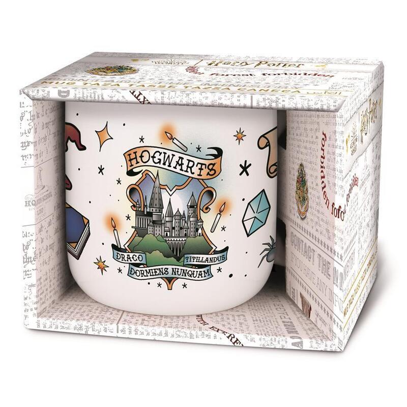 Taza Desayuno De Cerámica Harry Potter 400ml (En Caja Regalo)