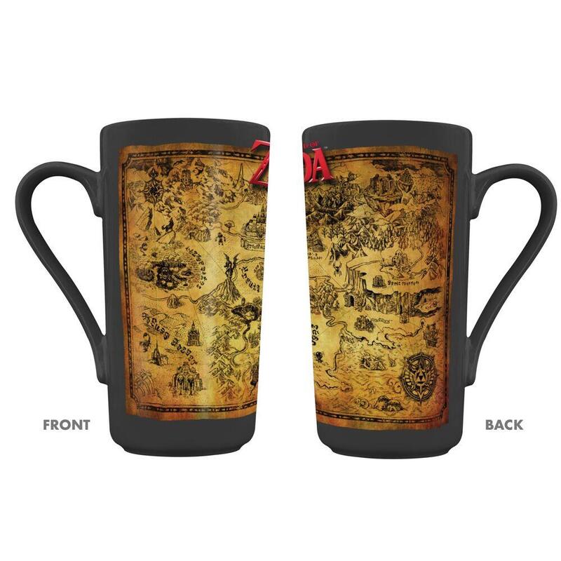Taza Mapa Legend Of Zelda 470ml