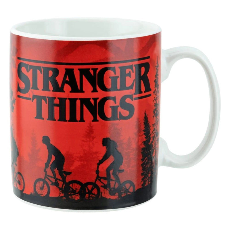 Taza Xl Stranger Things Con Pegatina