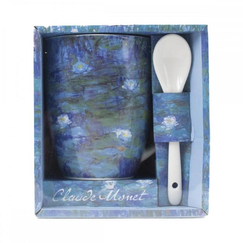 Taza Y Cuchara Enesco Nenúfares Claude Monet