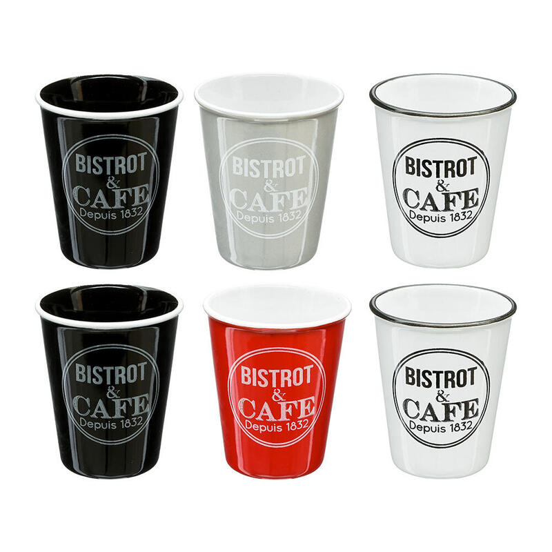 Tazas Modelo Bistrot 110 Ml, 6 Uds