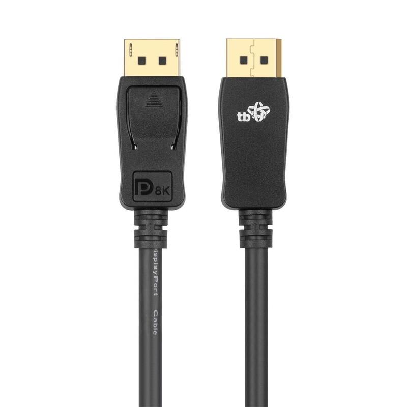 !Tb Cable Displayport 1.8 M. Negro M/M V 1.4
