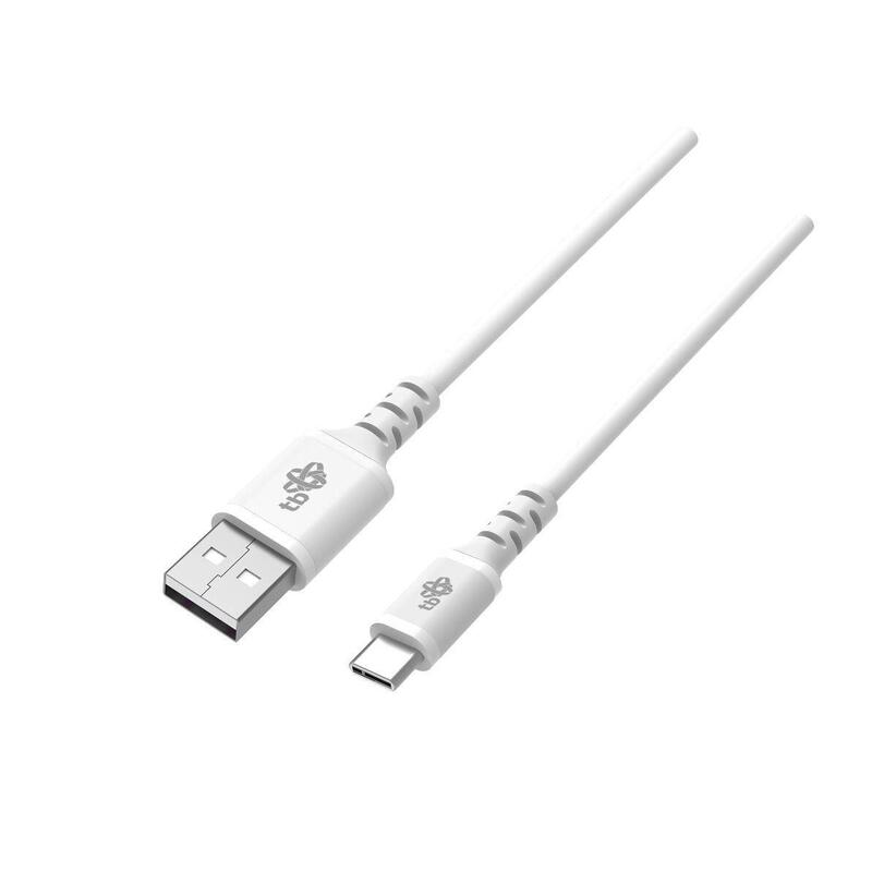!Tb Cable Usb-Usb C 2m Silicone Blanco