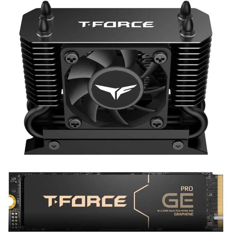 Team Group T-Force Ga Pro 4 Tb (Negro, Pcie 5.0 X4 M.2 2280 Graphen-Kühlkörper) Tm8ffj004t0c129