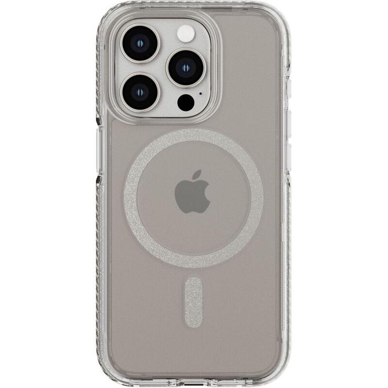 Tech21 Evocrystal Case Magsafe For Ip 15 Pro Natural Titanium