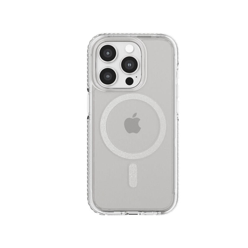 Tech21 Evocrystal Case Magsafe For Iphone 15 Pro White Titanium