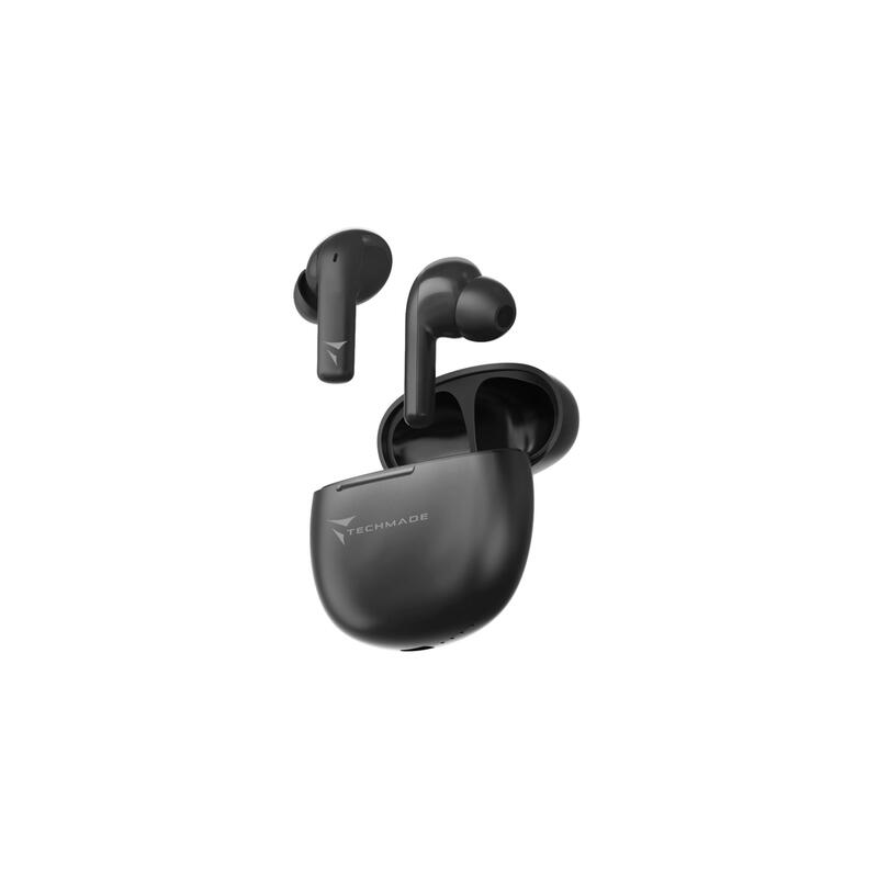 Techmade Tws Earphones Earbuds With Box Black Tm-K201e-Bk